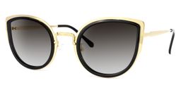 Rainey Cateye Black Sunglasses1