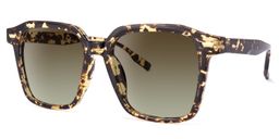 Ruby Square Tortoise Sunglasses1