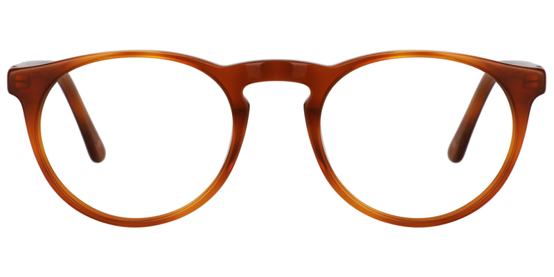 Round Brown Glasses | Zeelool Optical Online0