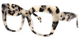 Charmaine Cat Eye Light-Tortoise Glasses1