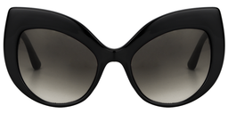 Tania Cateye Black Sunglasses0