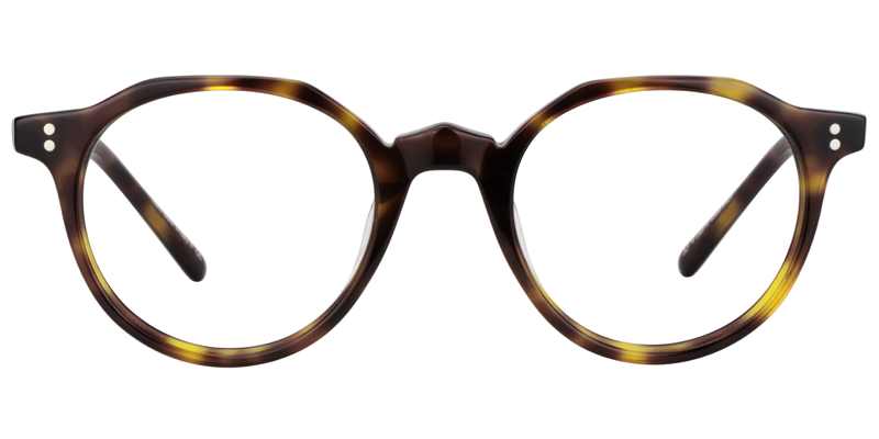 Geometric Light Amber Glasses | Zeelool Eyeglass Frames0