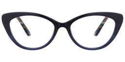 Renata Cateye Dark-Blue Glasses0