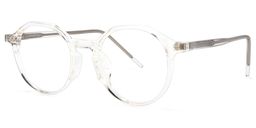 Sasha Round Clear Glasses1