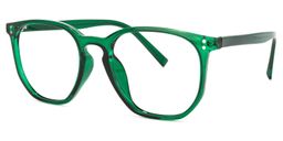 Walter Round Dark-Green Glasses1