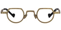 Timothy Round Brown Glasses0