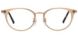 Francie Oval Titanium Glasses0