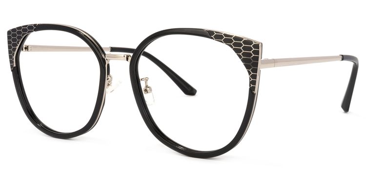 Yvette Cateye Black Glasses