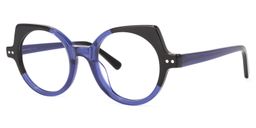 Gilbert Cateye Dark-Blue Glasses1