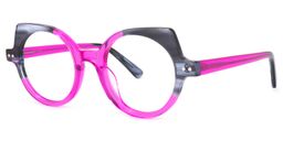 Gilbert Cateye Purple Glasses1