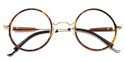 Leon Round Tortoise Glasses1