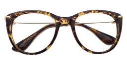 Clement Cat Eye Light Amber Glasses1