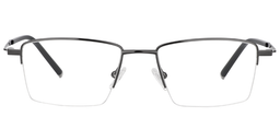 Edwin Rectangle Black Glasses0