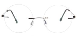 Cytheria Round Black Glasses0