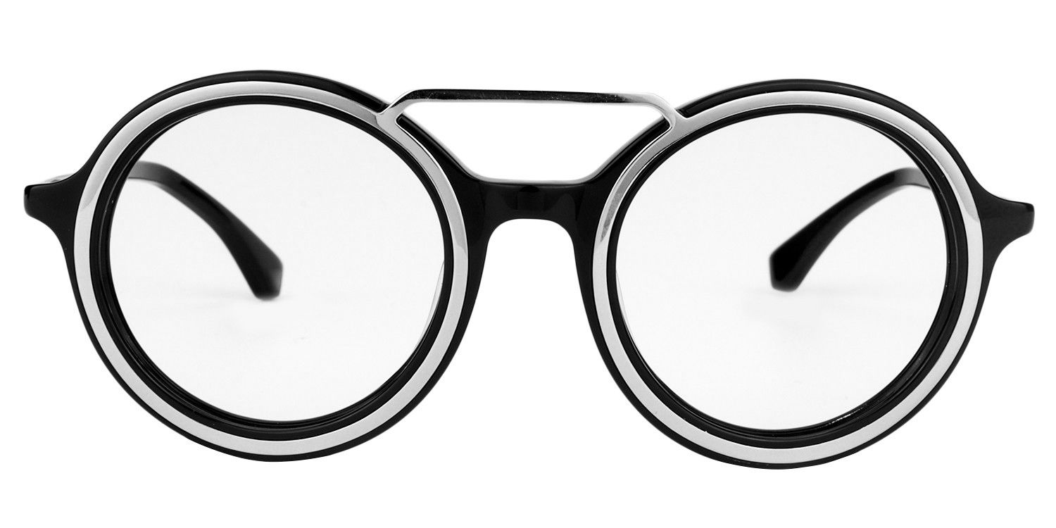 Aviator Black Glasses | Zeelool Glasses0