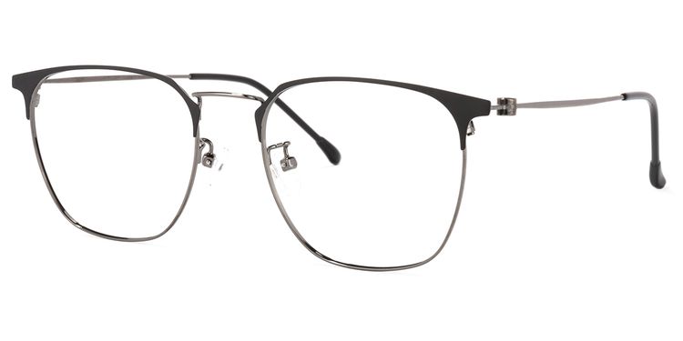Yulisa Browline Black Glasses