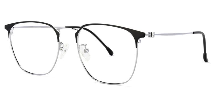 Yulisa Browline Silver Glasses