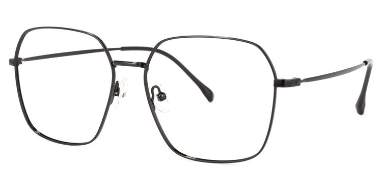 Zander Square Black Glasses