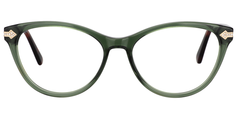Cateye Green Glasses | Zeelool Eyeglasses0