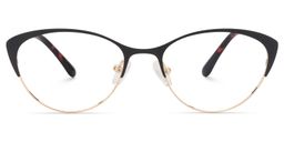 Cian Cat Eye Black Glasses0