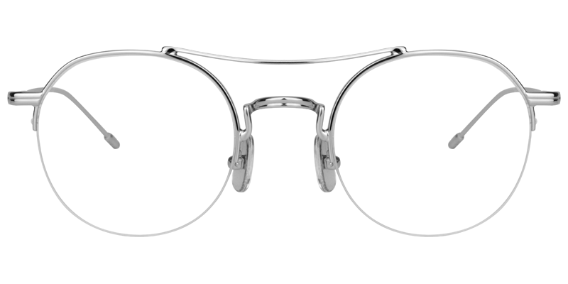 Aviator Silver Glasses | Zeelool Eywear Online0