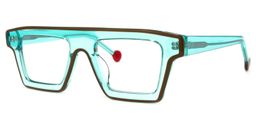 Gerri Square Turquoise Glasses1