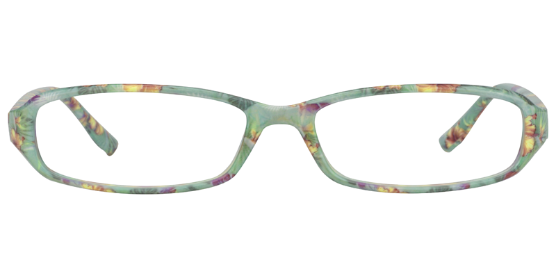 Rectangle Green Reading Glasses | Zeelool Reading Glasses0