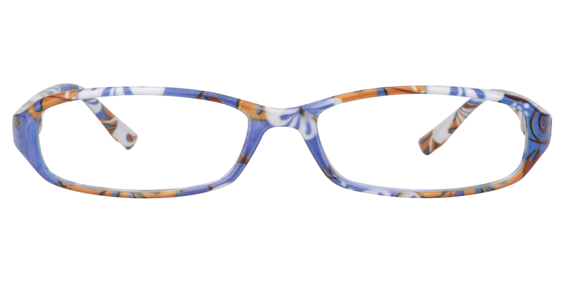 Rectangle Blue Reading Glasses | Zeelool Reading Glasses0