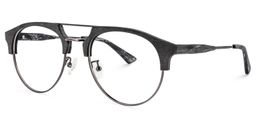 Claude Aviator Black Glasses1