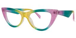 Harding Cateye Rainbow Glasses1