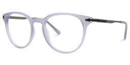 Clementine Round Greyish-Purple Glasses1