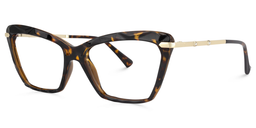 Juliet Tortoise Rectangle Glasses4