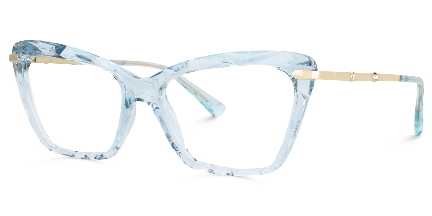 Juliet Cateye Light Blue Glasses1