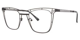 Gedern Square Black Glasses1