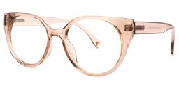 Sampson Round Beige Glasses1