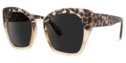 Denis Light-Tortoise Cat eye Sunglasses1
