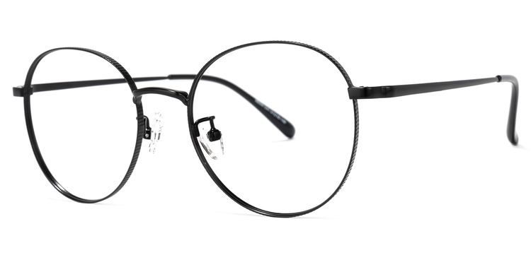 Ringstaff Round Black Glasses