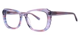 Cordelia Square Purple Glasses1