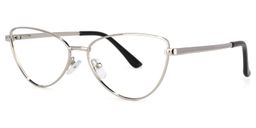 Lorenzo Cateye Silver Glasses1