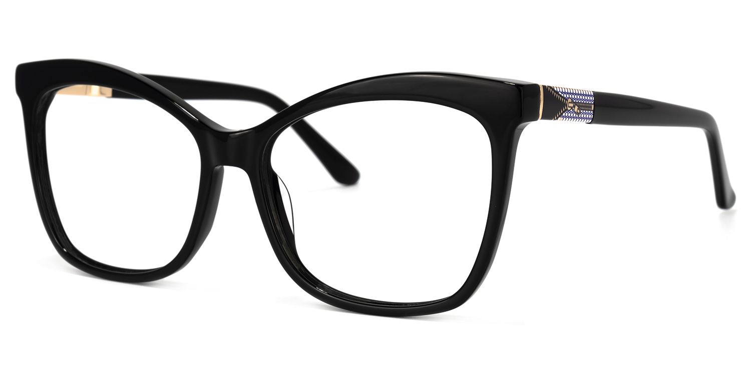 Butterfly Black Glasses | Zeelool Glasses1