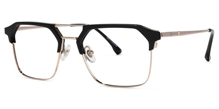 Mestey Sqaure Black Glasses