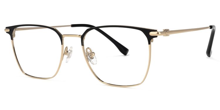 Campos Square Gold Glasses