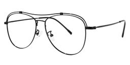 Terica Aviator Black Glasses1