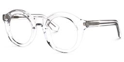 Barger Round Clear Glasses1