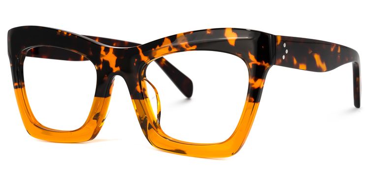 Benitez Square Tortoise Glasses