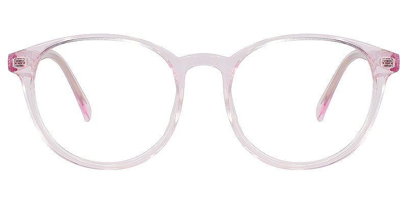 Oval Pink Glasses| Zeelool Eyeglasses0