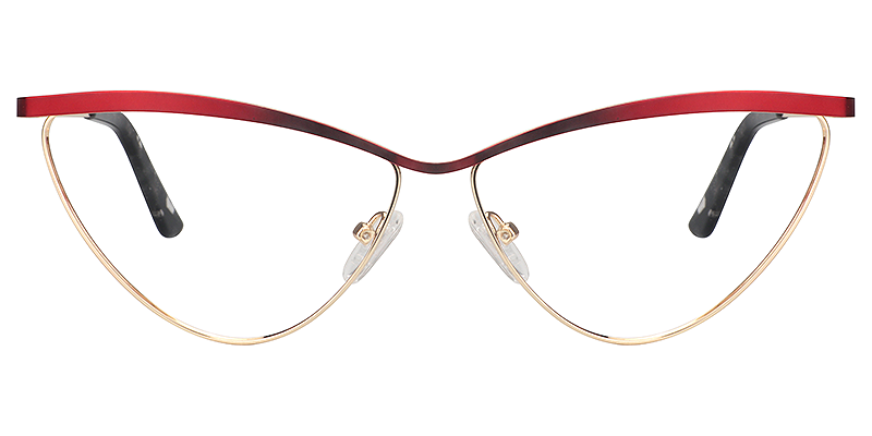 Red Cateye Glasses | Zeelool Eyeglass Frames1