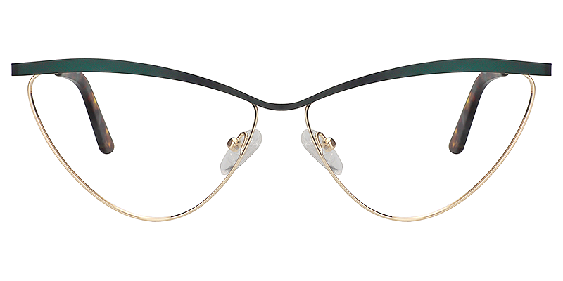 Green Cateye Glasses | Zeelool Eyeglass Frames1