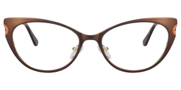 Geraldine Cateye Brown Glasses 0