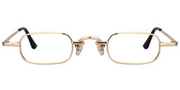 Atalanta Rectangle Gold Glasses0